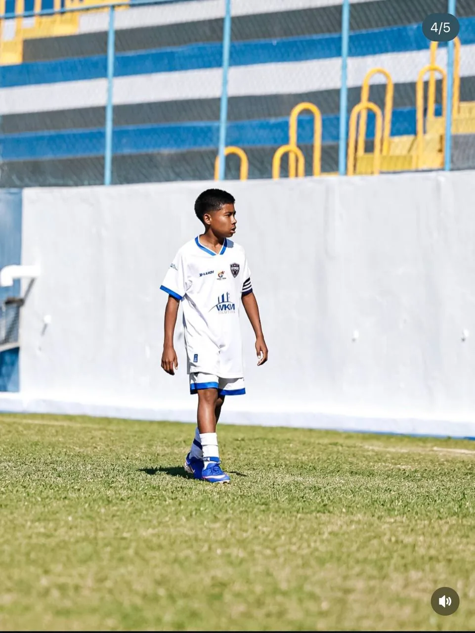 Atleta da base do Hyper em campo